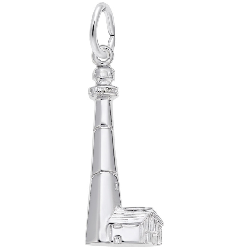 Sterling Silver Tybee Lighthouse Charm